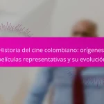 Historia del cine colombiano: orígenes, películas representativas y su evolución