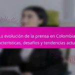 La evolución de la prensa en Colombia: características, desafíos y tendencias actuales