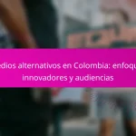 Medios alternativos en Colombia: enfoques innovadores y audiencias