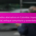 Medios alternativos en Colombia: impacto social, enfoque comunitario y sostenibilidad