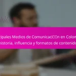 Principales Medios de Comunicación en Colombia: historia, influencia y formatos de contenido
