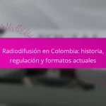 Radiodifusión en Colombia: historia, regulación y formatos actuales