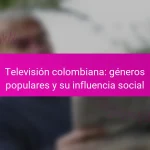 Televisión colombiana: géneros populares y su influencia social